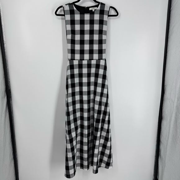 Moussy vintage gingham tie back midi maxi dress - Picture 1 of 11